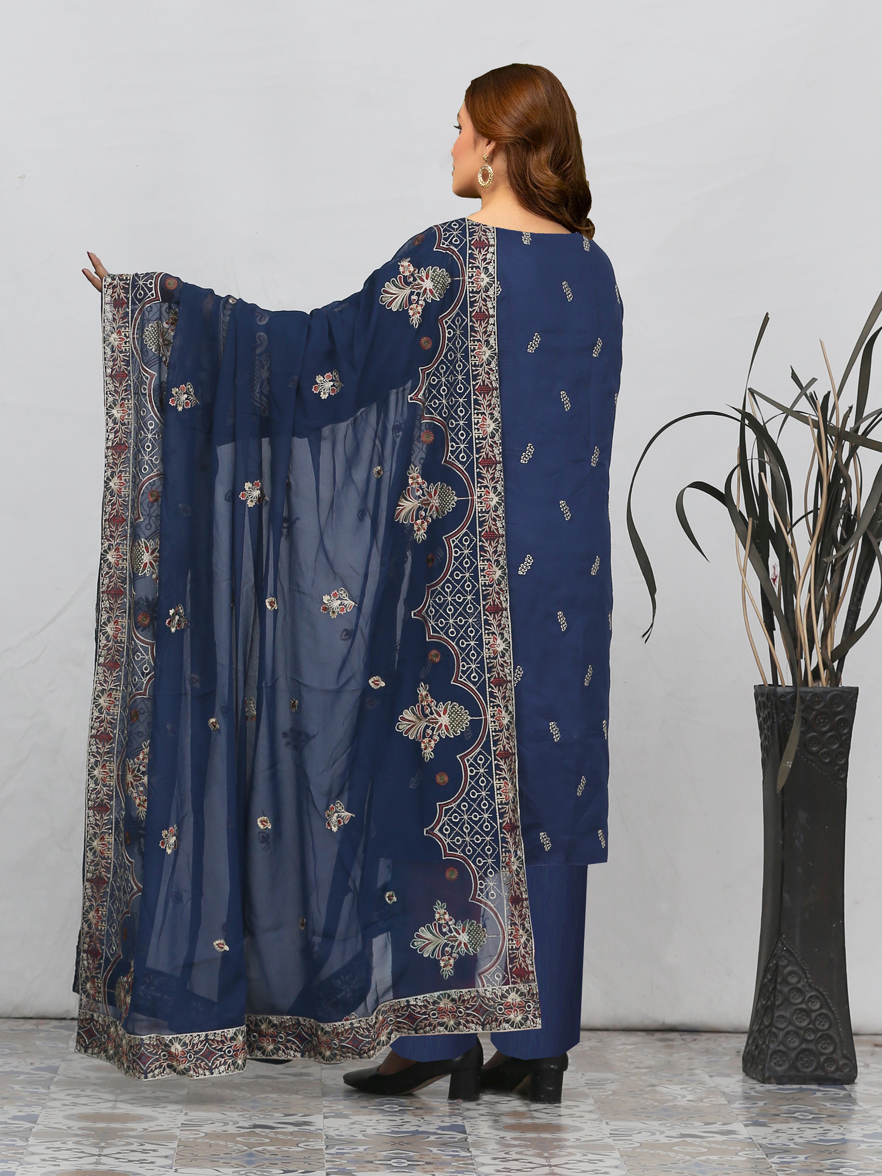KARISHMA DG-879A ( Unstiched KARANDI Collection)